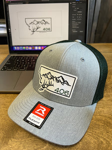 406 Fitted Hat- Last One/Patch Is Slightly Crooked