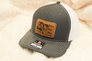 SRM Charcoal and White Cap